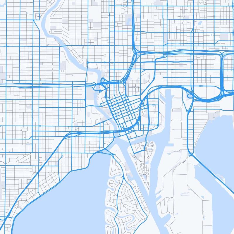 Map of Tampa