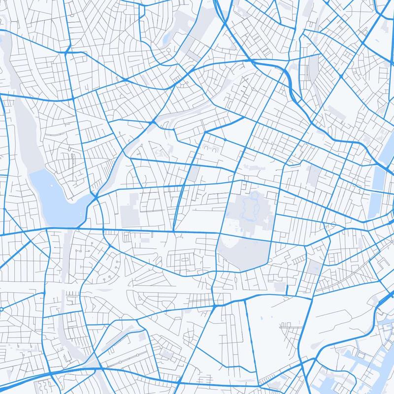 Map of Frederiksberg