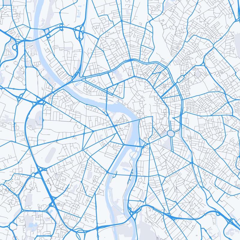 Map of Toulouse