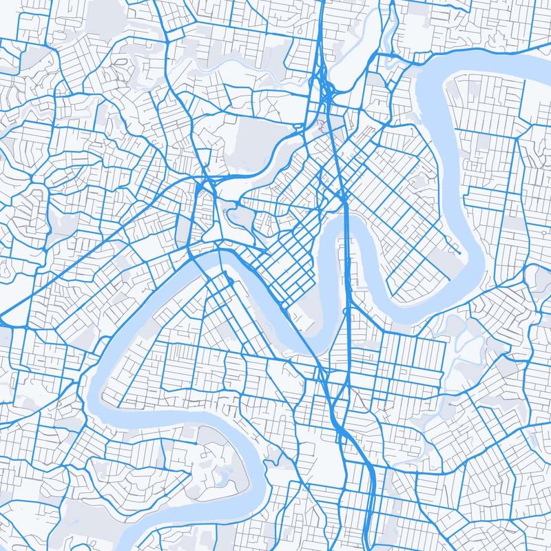 Map of Brisbane
