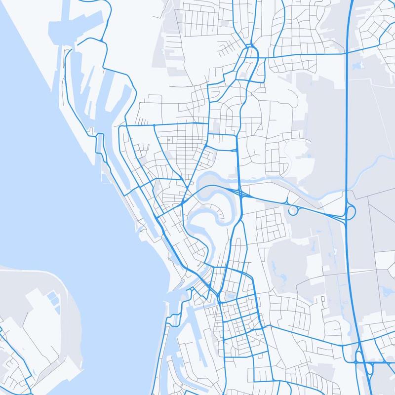 Map of Bremerhaven