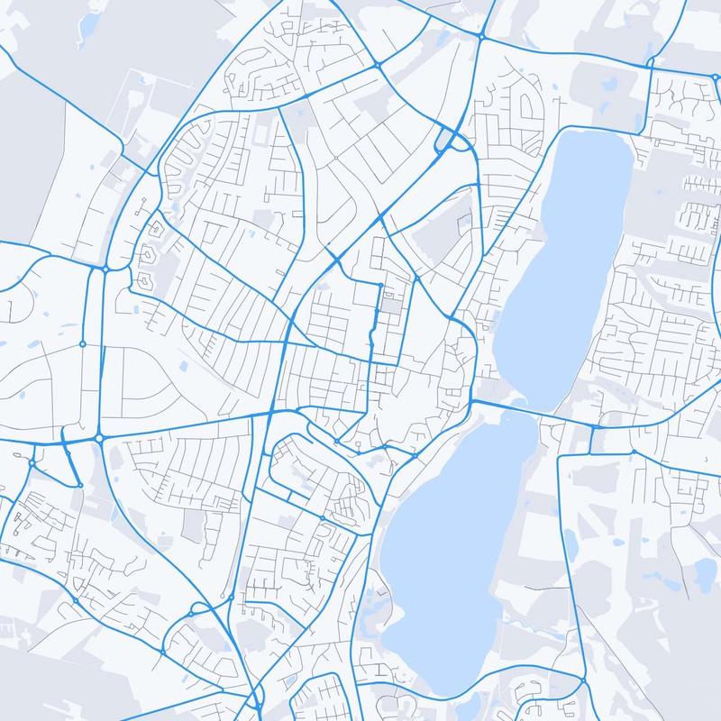 Map of Viborg
