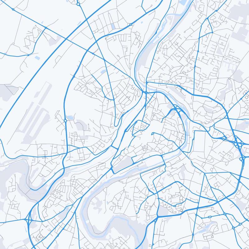 Map of Poitiers
