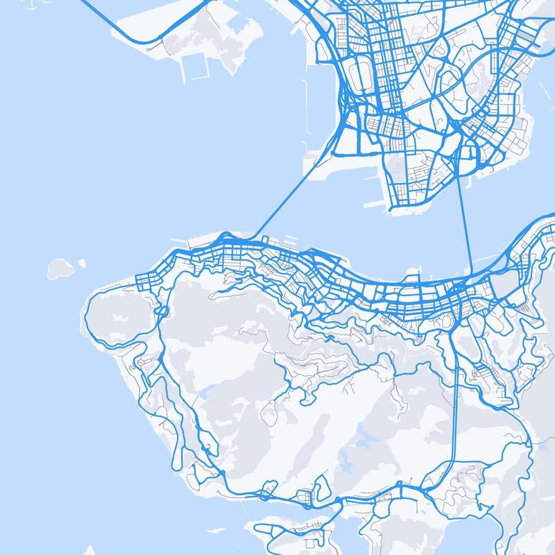 Map of Hong Kong
