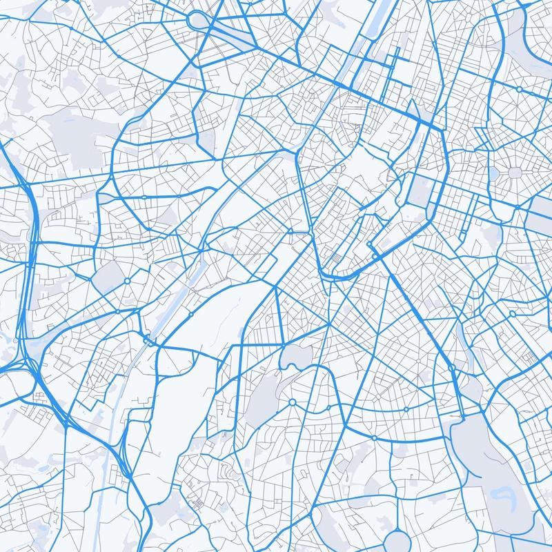 Map of Brussels