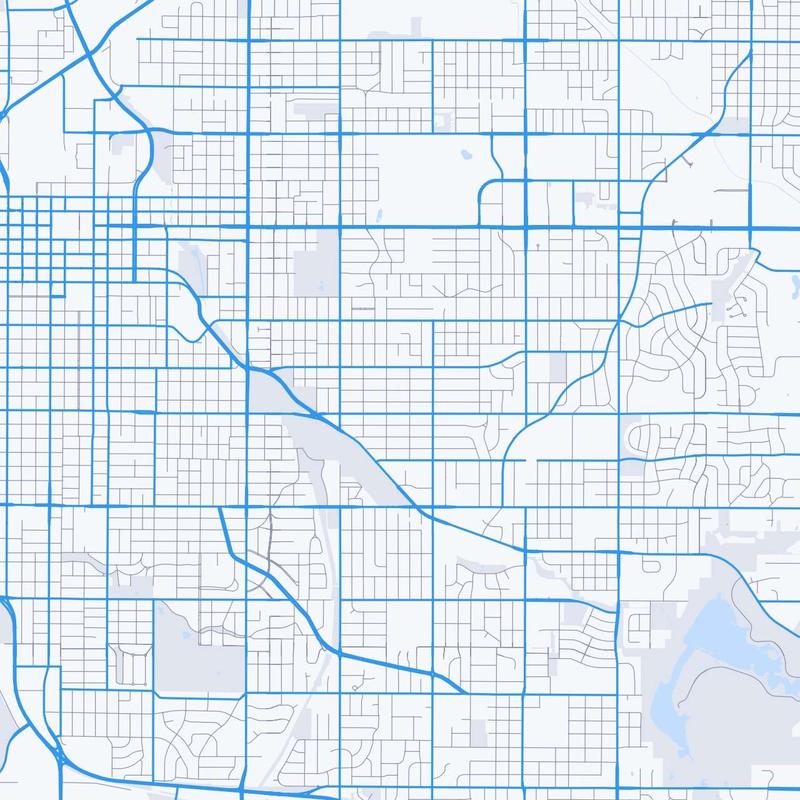 Map of Lincoln