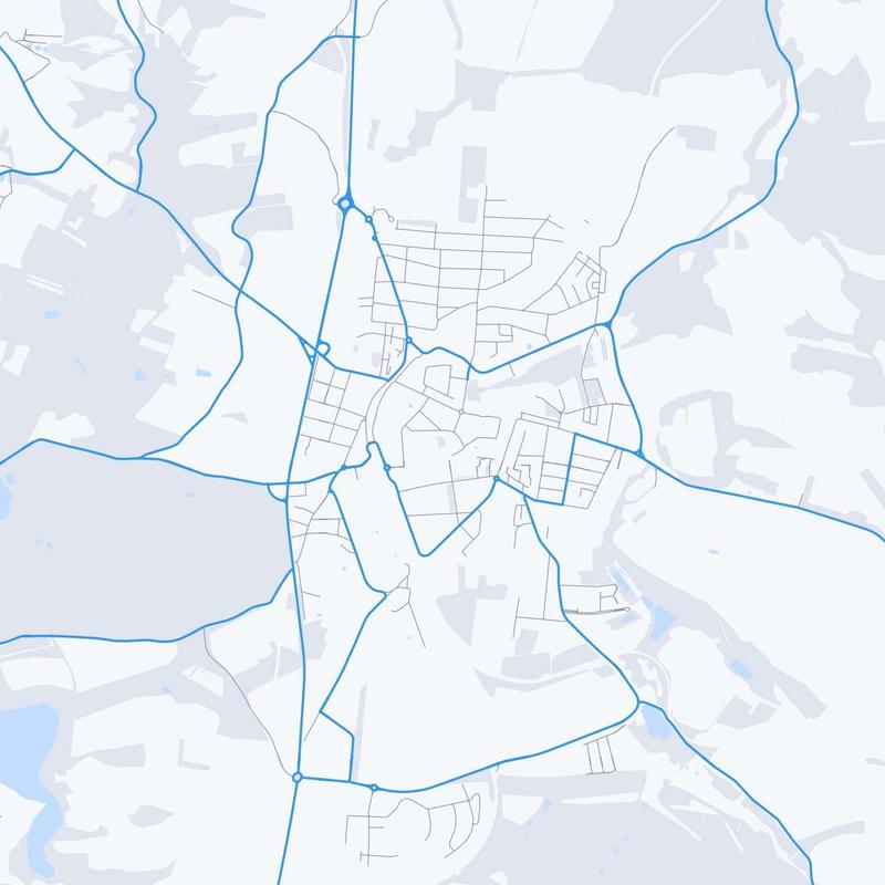 Map of Benesov