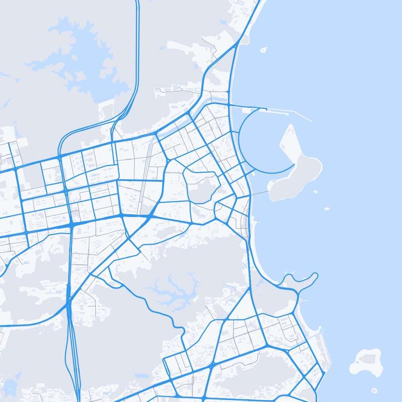 Map of Zhuhai