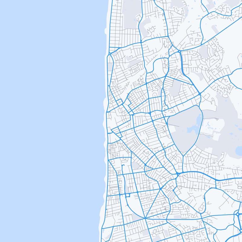 Map of Blackpool