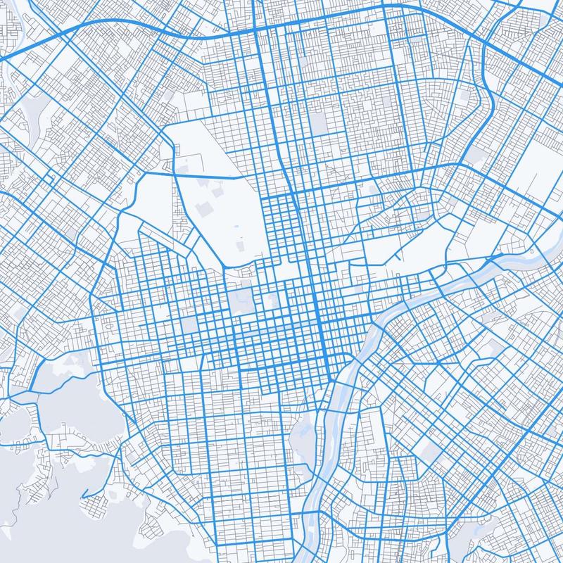 Map of Sapporo