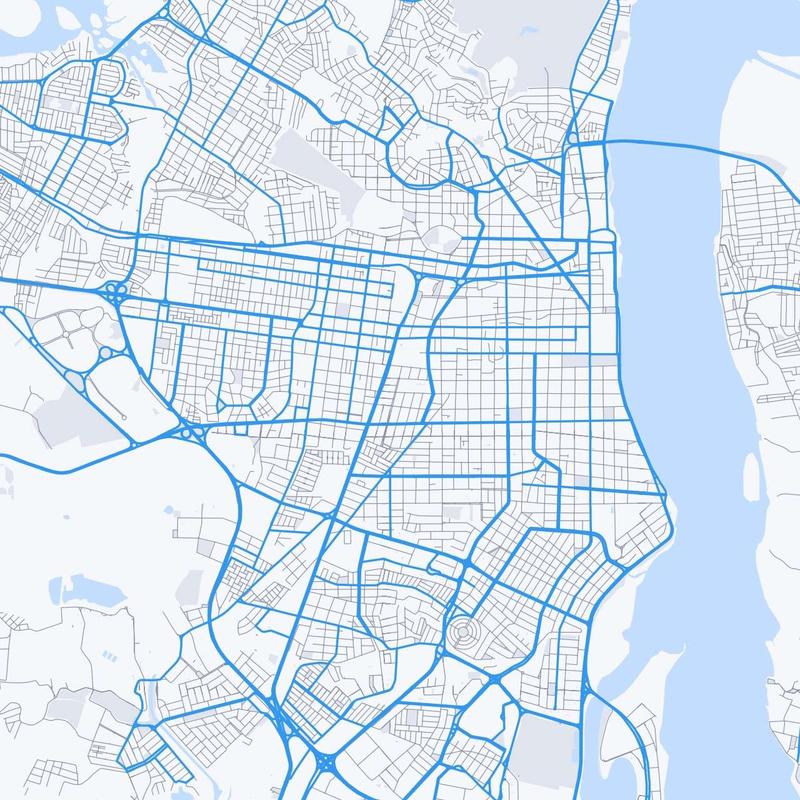 Map of Aracaju