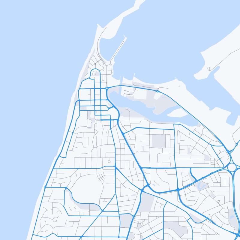 Map of Bunbury