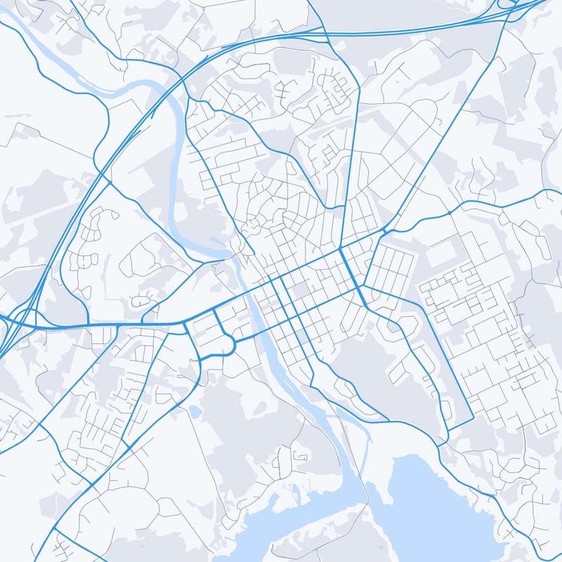 Map of Porvoo