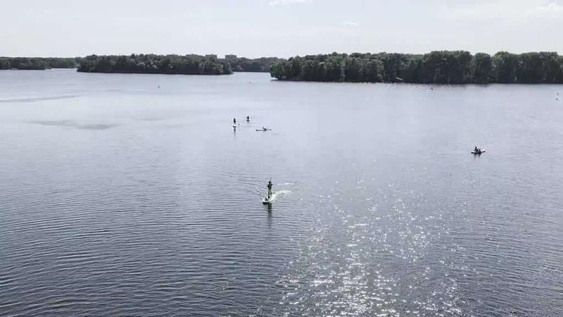 Lake Wedau in Duisburg (Germany)