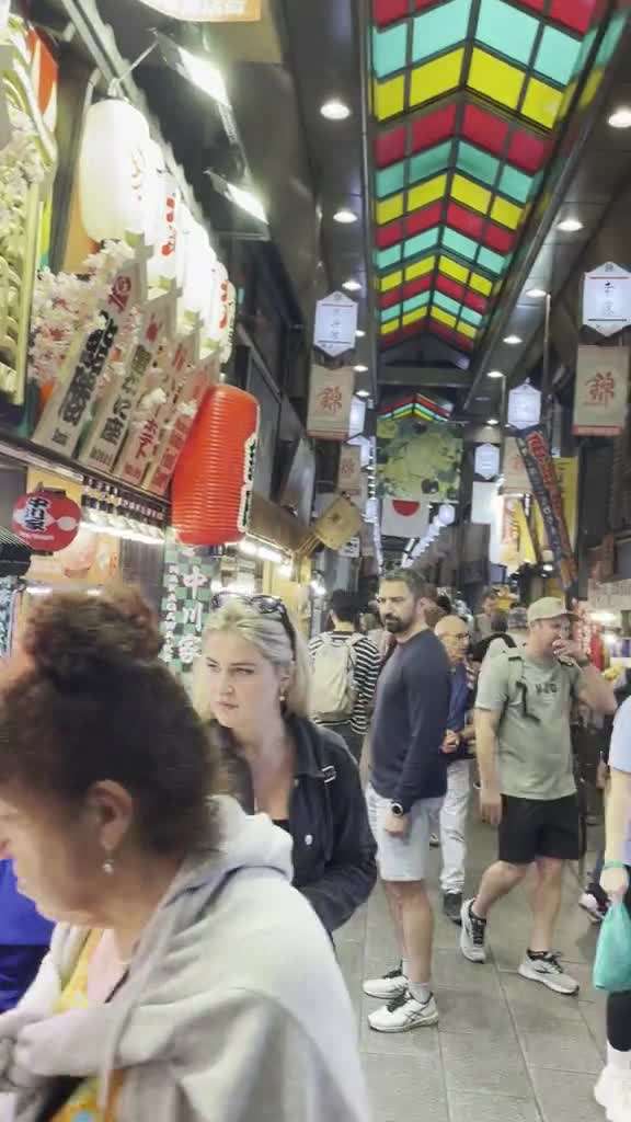 Nishiki Market in Kyoto